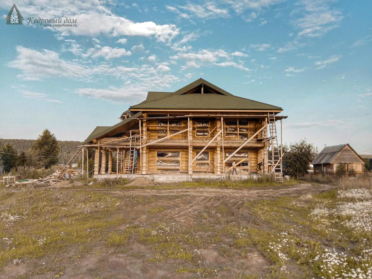 KEDRA.NET | ДОМ ИЗ КЕДРА 38см ДИАМЕТР В КЕМЕРОВО 881 кв.м. ДОМ ИЗ КЕДРА 38см ДИАМЕТР В КЕМЕРОВО 881 кв.м.