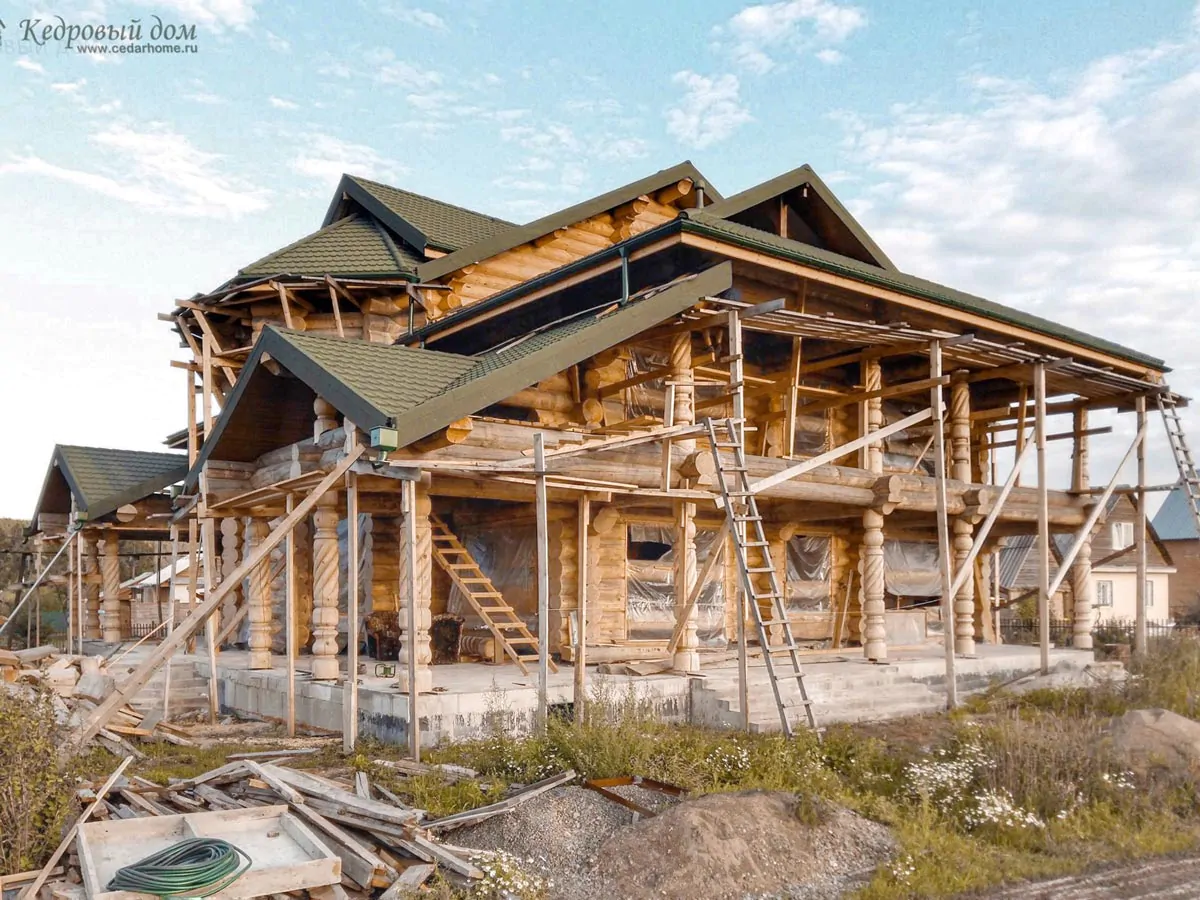 KEDRA.NET | ДОМ ИЗ КЕДРА 38см ДИАМЕТР В КЕМЕРОВО 881 кв.м. ДОМ ИЗ КЕДРА 38см ДИАМЕТР В КЕМЕРОВО 881 кв.м.